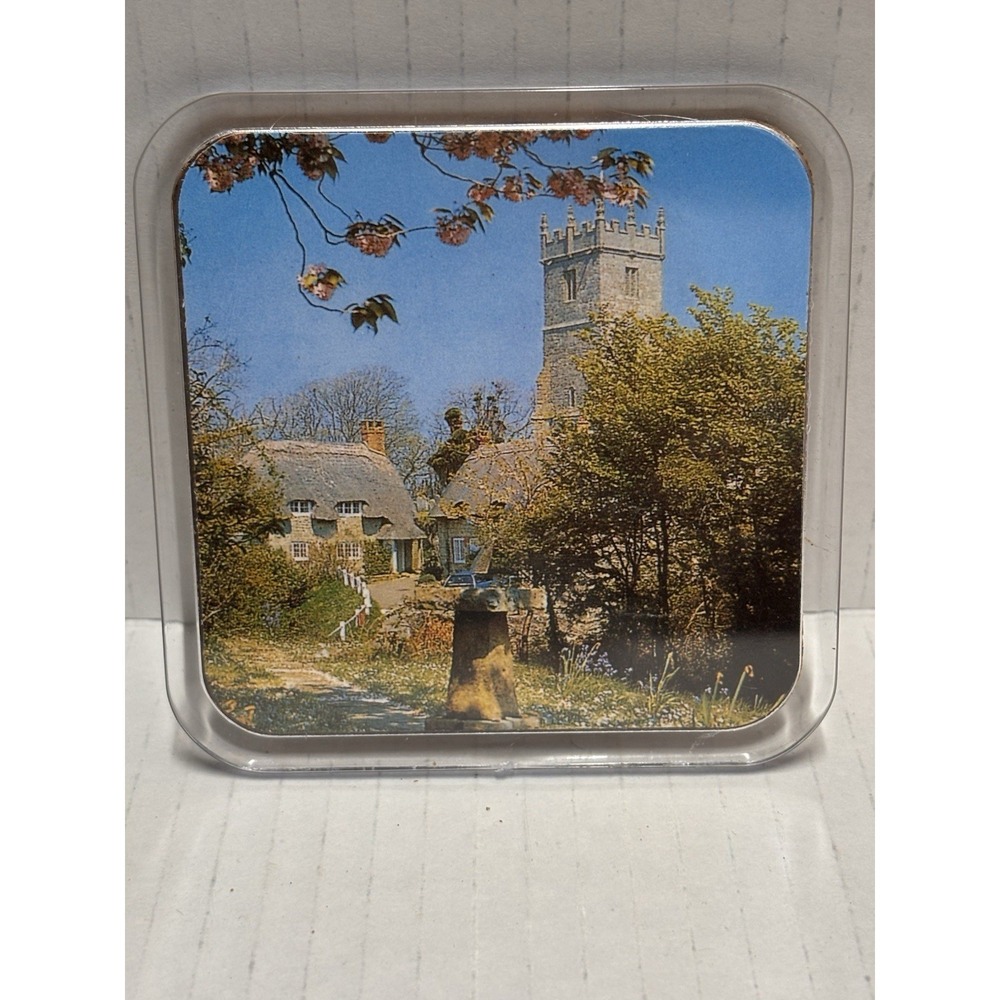 Isle of Wight England Drink Coasters Set of 6 acrylic‎ cork back landmarks pics - Picture 8 of 13
